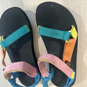 Teva Kids Colorful Strap Sandals size 5